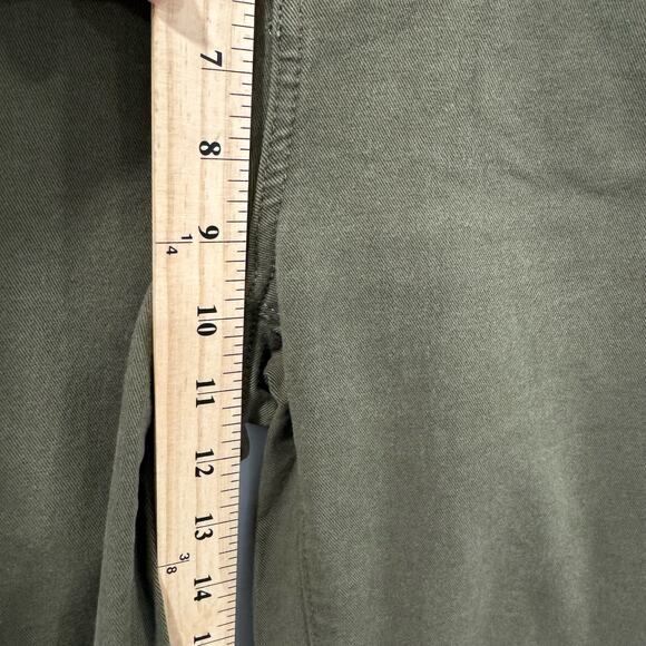 Eddie Bauer Modal Tencel Curvy Slim Straight Stretch Dark Green Jeans 14 - Picture 7 of 9